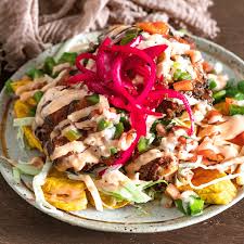 Chicken with Tajadas